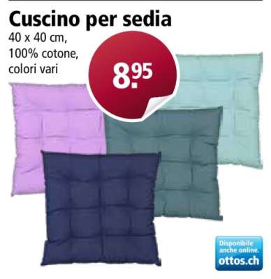 Cuscino per sedia