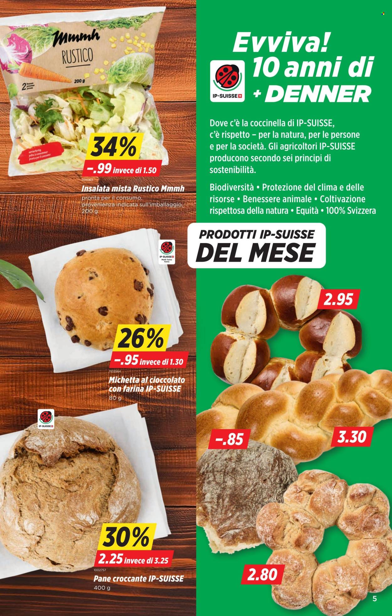 Volantino Denner - 16.4.2026 - 22.4.2026. Pagina 5. Pagina 5