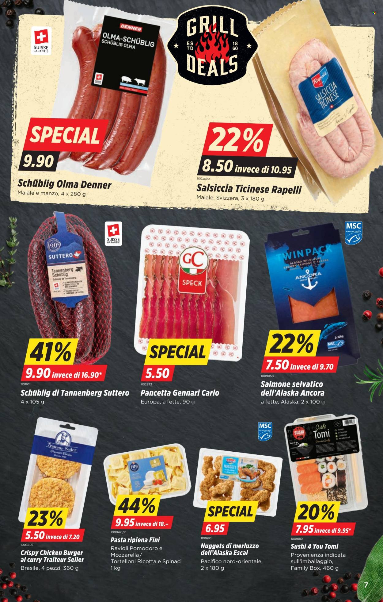 Volantino Denner - 16.4.2026 - 22.4.2026. Pagina 7. Pagina 7