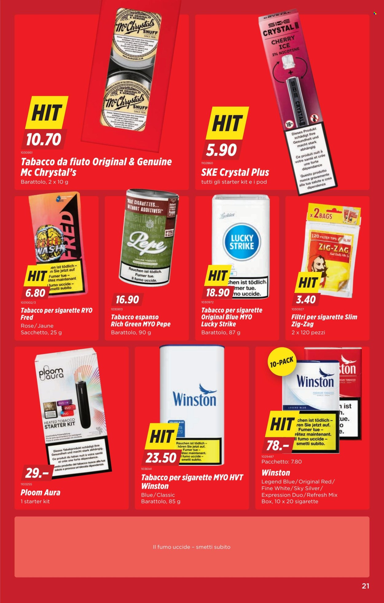 Volantino Denner - 16.4.2026 - 22.4.2026. Pagina 21. Pagina 21