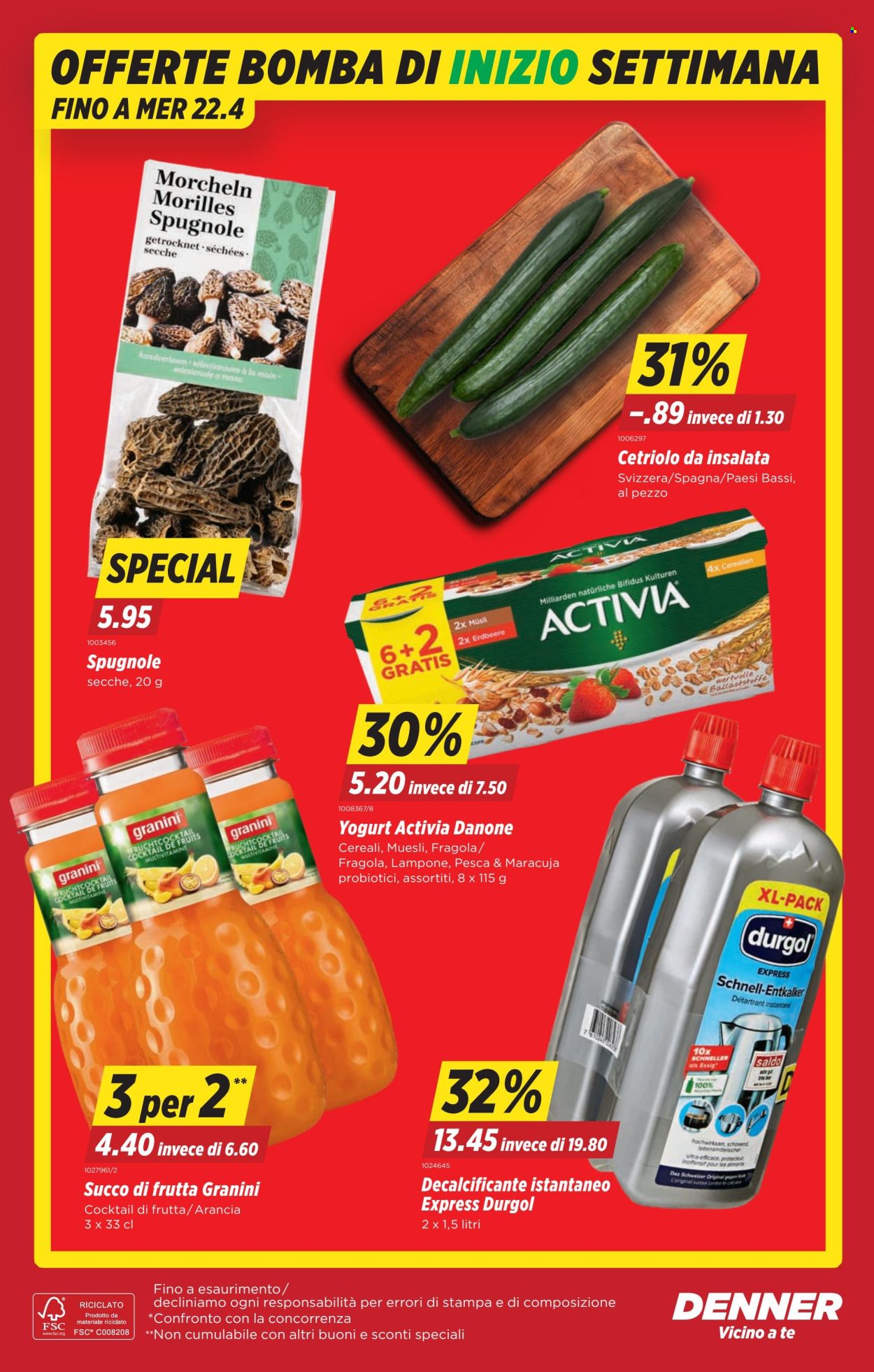 Volantino Denner - 16.4.2026 - 22.4.2026. Pagina 22. Pagina 22