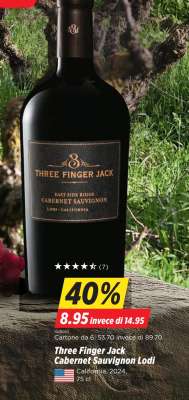 Three Finger Jack Cabernet Sauvignon Lodi