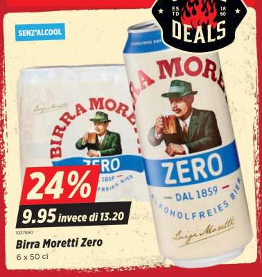 BIRRA MORETTI ZERO