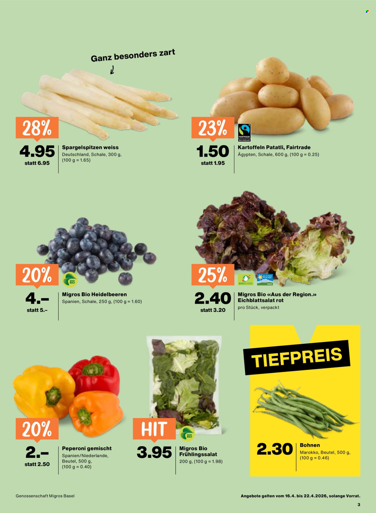 Volantino Migros - 16.4.2026 - 22.4.2026. Pagina 3. Pagina 3