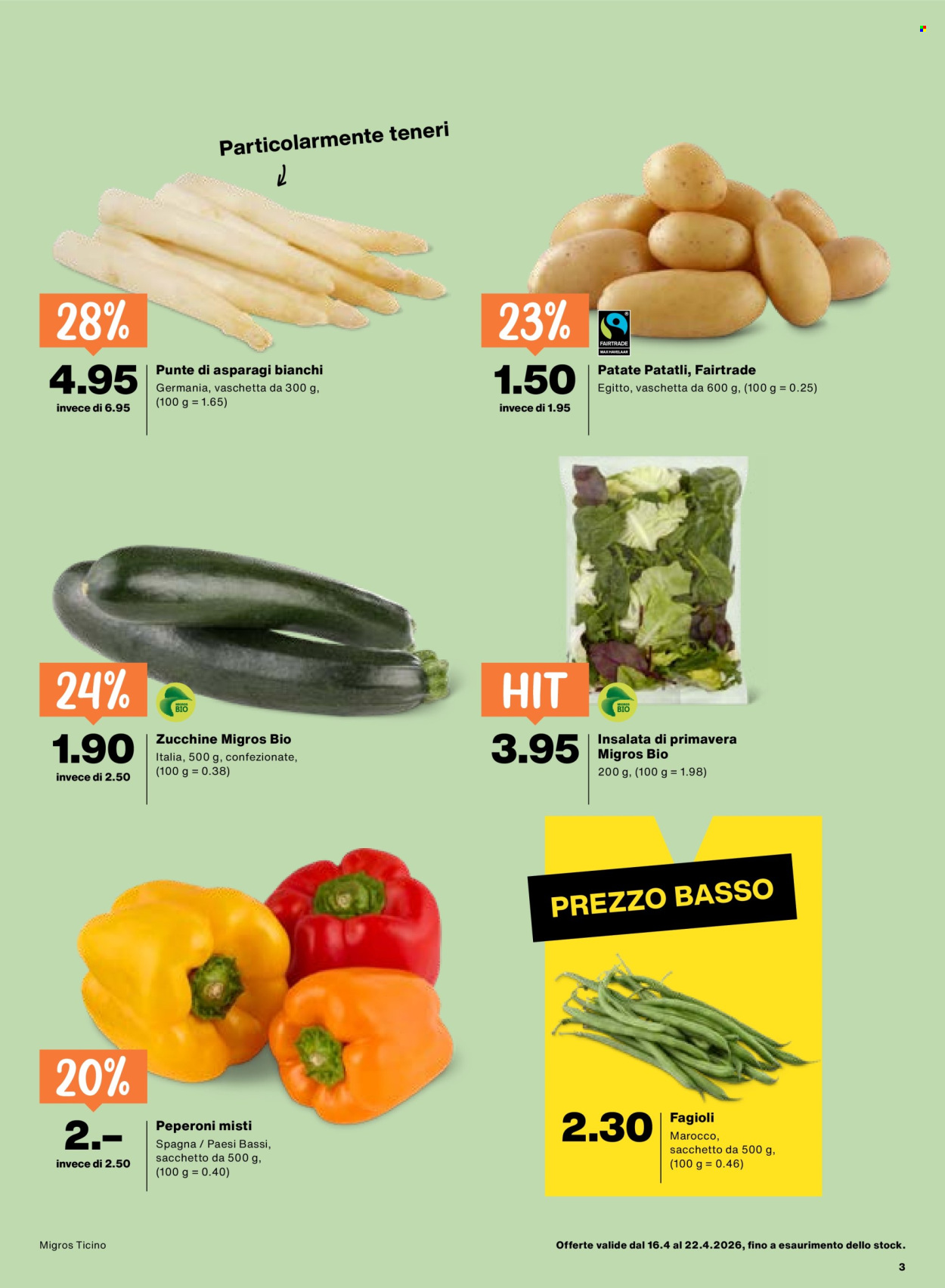 Volantino Migros - 16.4.2026 - 22.4.2026. Pagina 3. Pagina 3