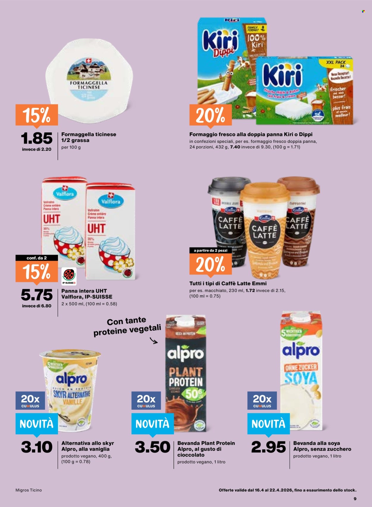 Volantino Migros - 16.4.2026 - 22.4.2026. Pagina 9. Pagina 9