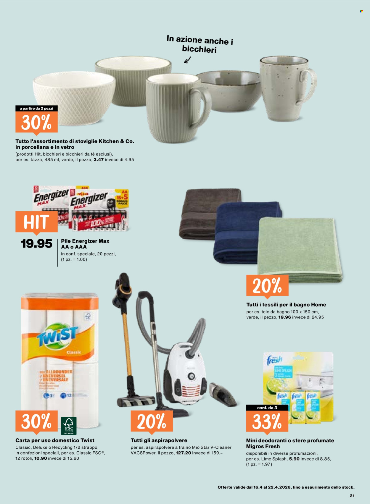 Volantino Migros - 16.4.2026 - 22.4.2026. Pagina 21. Pagina 21