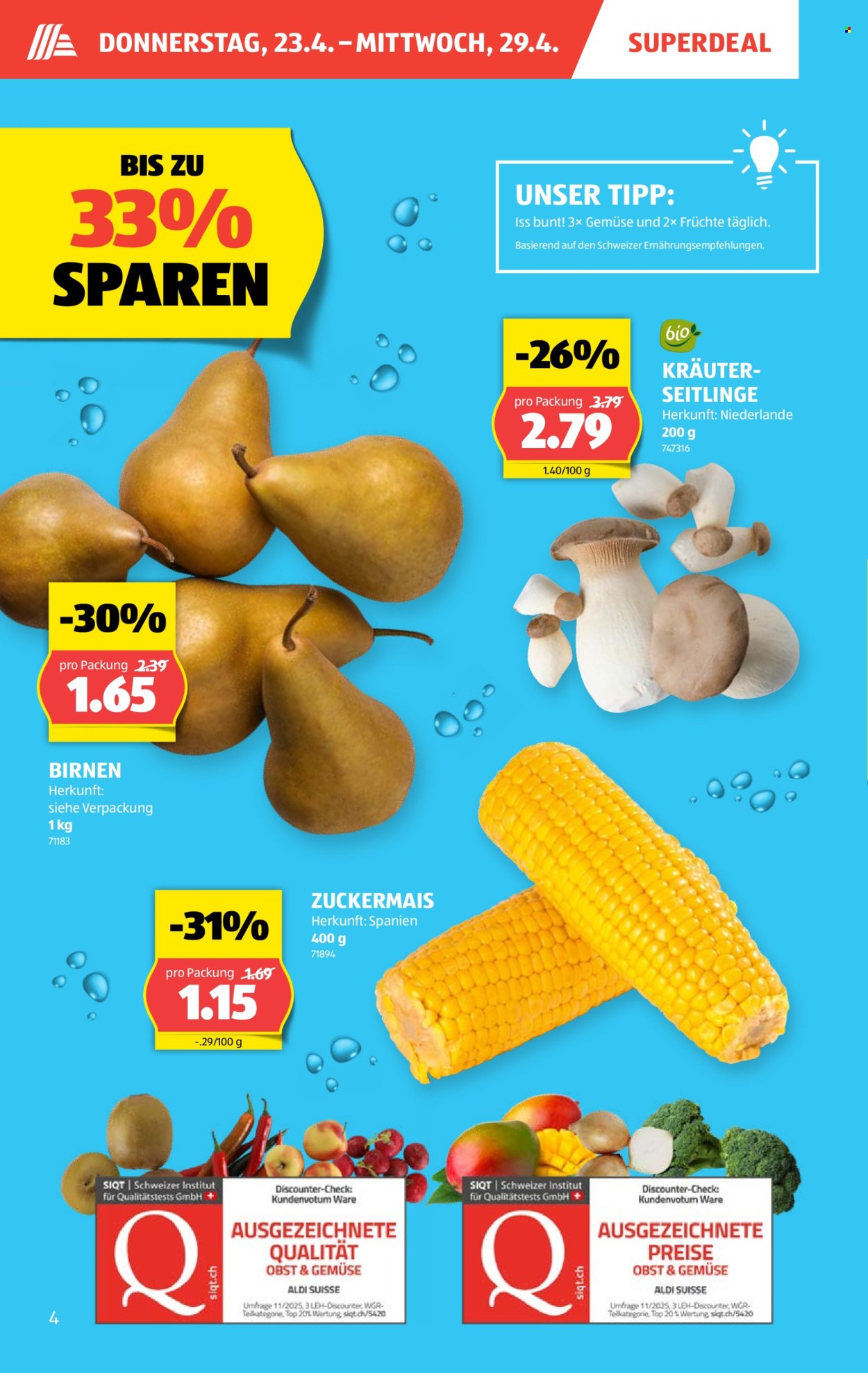 Volantino Aldi - 23.4.2026 - 29.4.2026. Pagina 4. Pagina 4