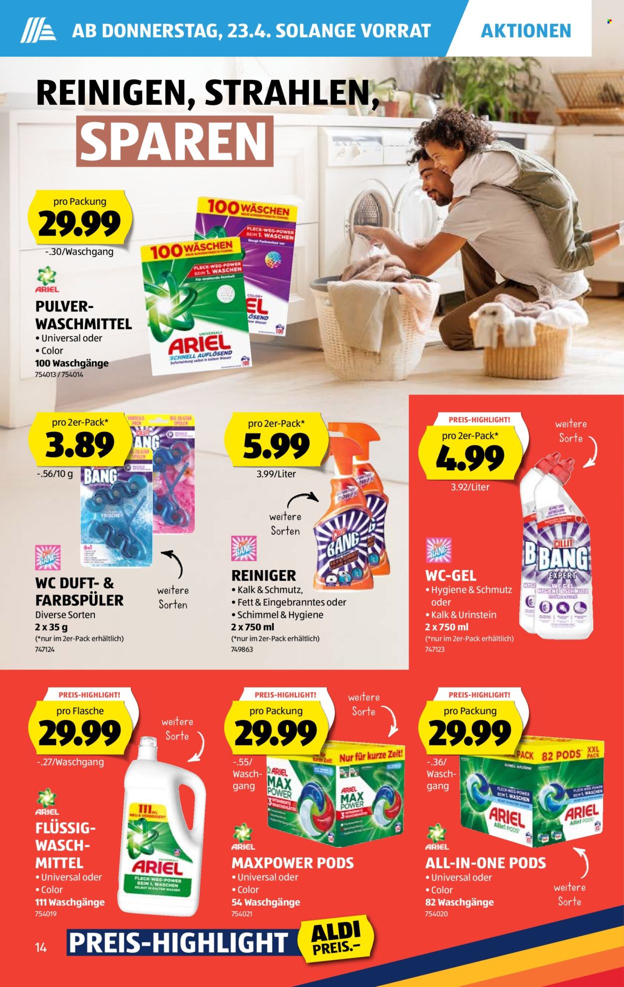 Volantino Aldi - 23.4.2026 - 29.4.2026. Pagina 14. Pagina 14