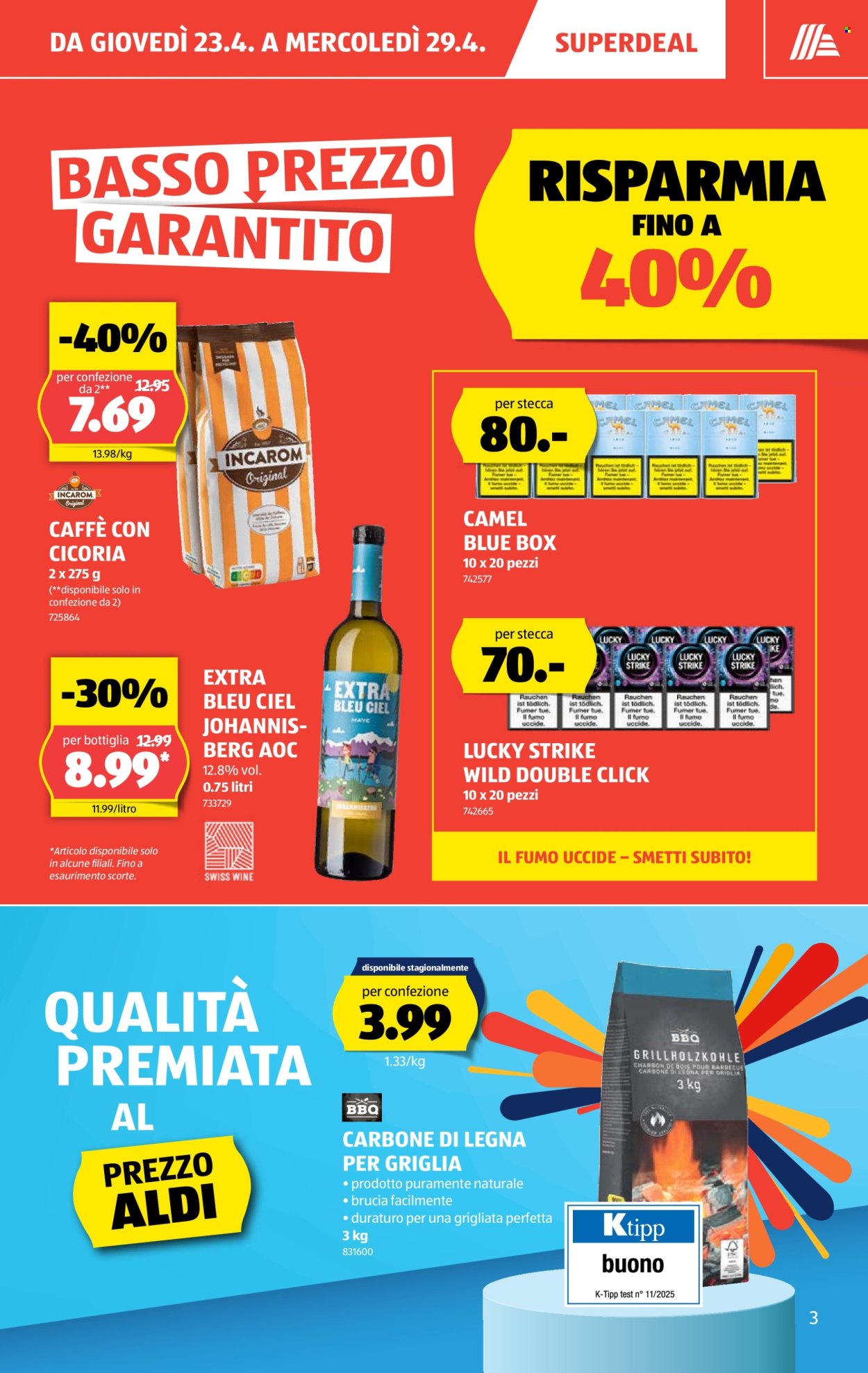 Volantino Aldi - 23.4.2026 - 29.4.2026. Pagina 3. Pagina 3