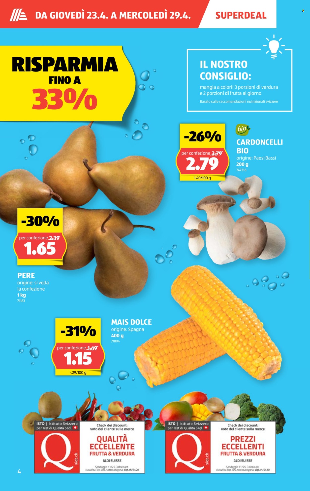 Volantino Aldi - 23.4.2026 - 29.4.2026. Pagina 4. Pagina 4
