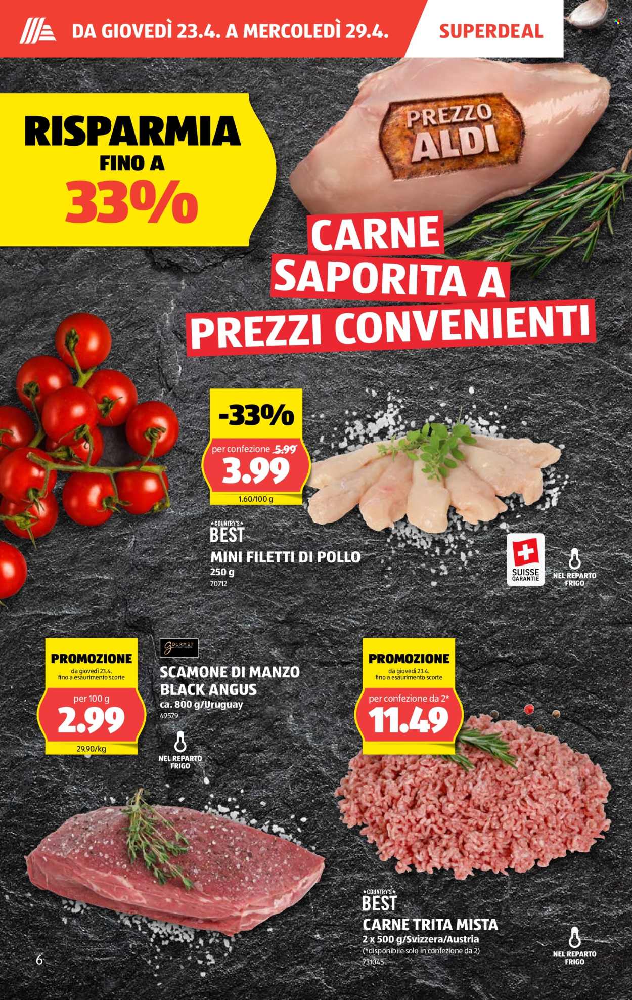Volantino Aldi - 23.4.2026 - 29.4.2026. Pagina 6. Pagina 6