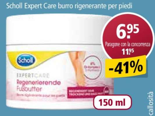 Scholl Expert Care burro rigenerante per piedi