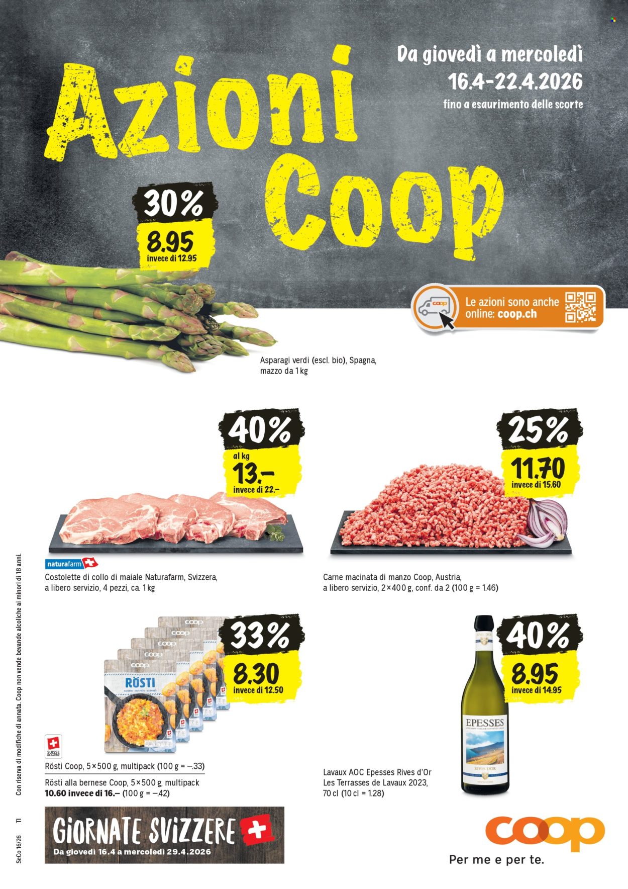 Volantino Coop - 16.4.2026 - 22.4.2026. Pagina 1. Pagina 1