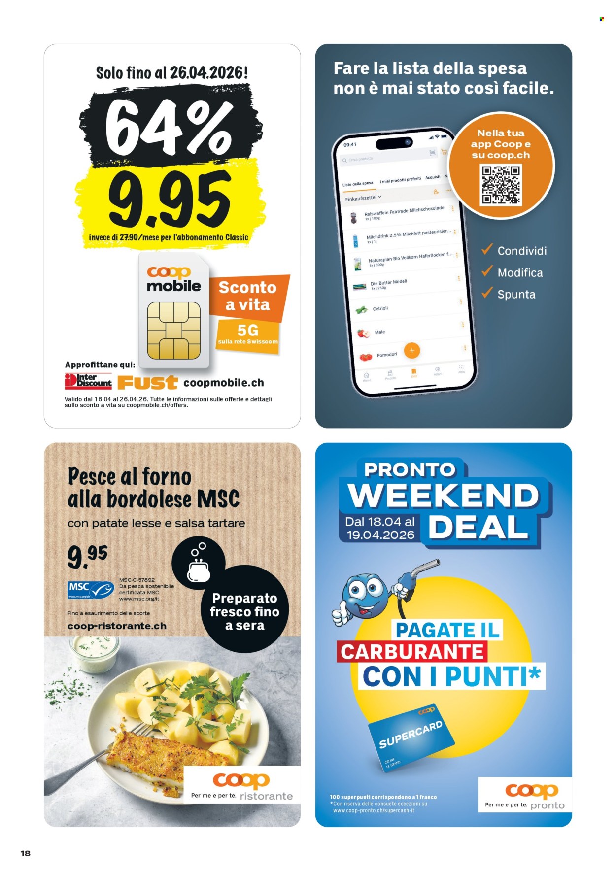 Volantino Coop - 16.4.2026 - 22.4.2026. Pagina 18. Pagina 18