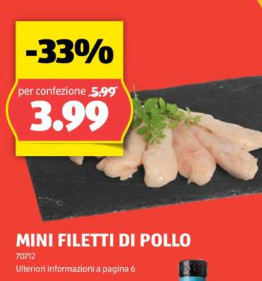 MINI FILETTI DI POLLO