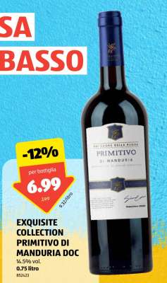 EXQUISITE COLLECTION PRIMITIVO DI MANDURIA DOC