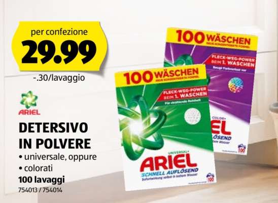 DETERSIVO IN POLVERE