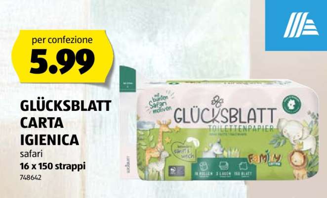 GLÜCKSBLATT Carta Igienica