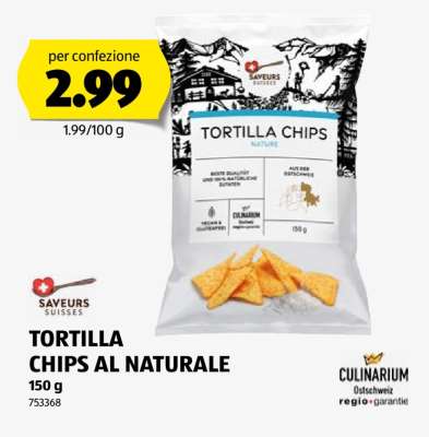 TORTILLA CHIPS AL NATURALE