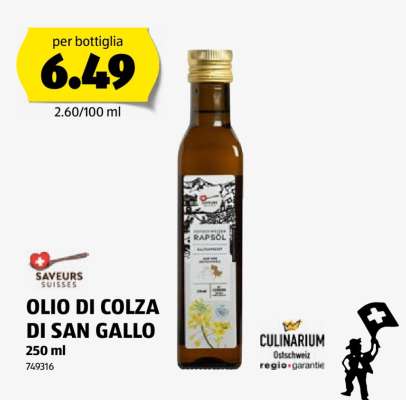 OLIO DI COLZA DI SAN GALLO