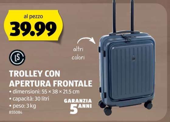 TROLLEY CON APERTURA FRONTALE
