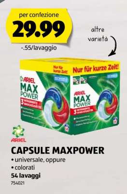 ARIEL CAPSULE MAXPOWER