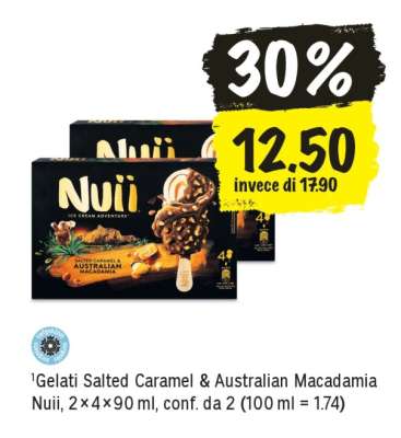 Gelati Salted Caramel & Australian Macadamia