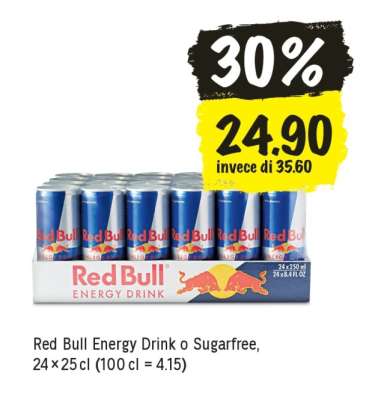 Red Bull Energy Drink o Sugarfree