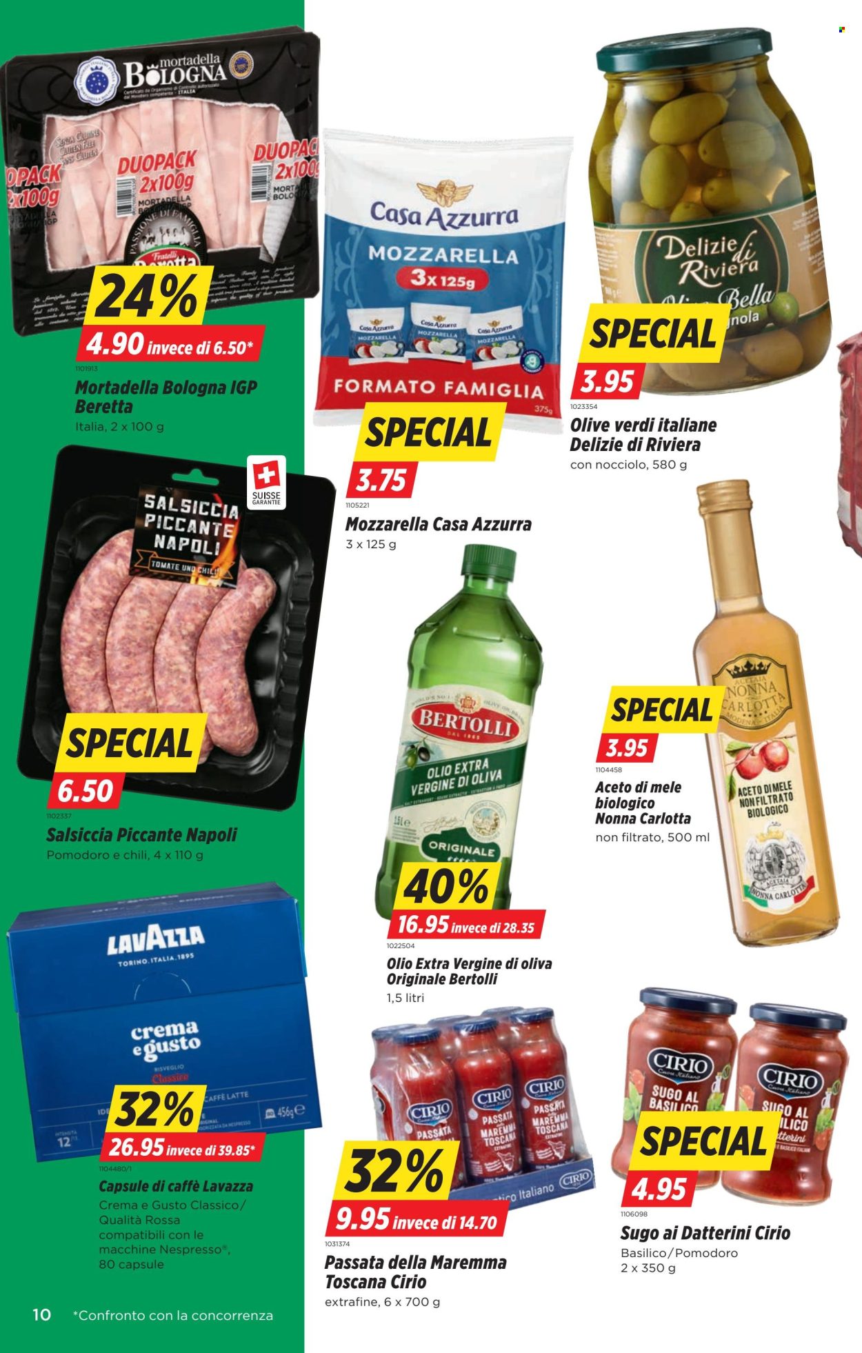 Volantino Denner - 23.4.2026 - 29.4.2026. Pagina 10. Pagina 10