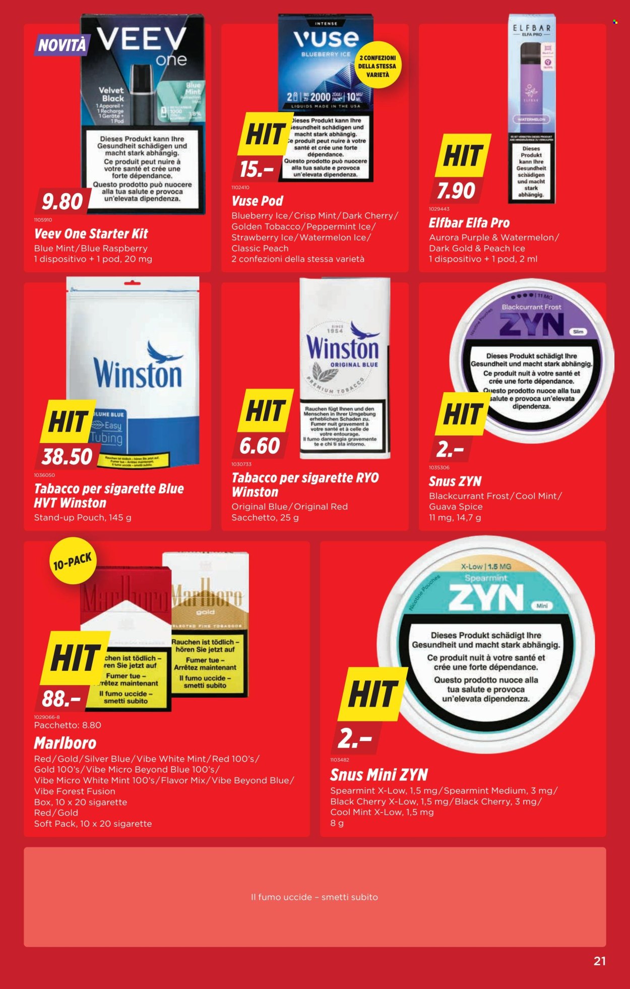 Volantino Denner - 23.4.2026 - 29.4.2026. Pagina 21. Pagina 21