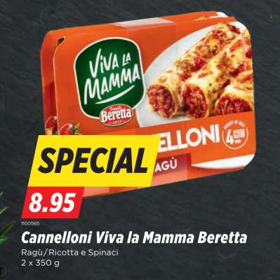 Cannelloni Viva la Mamma Beretta