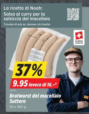 Bratwurst del macellaio Suttero