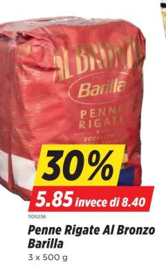Penne Rigate Al Bronzo Barilla