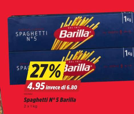 Spaghetti N° 5 Barilla