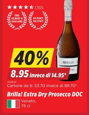 Brilla! Extra Dry Prosecco DOC