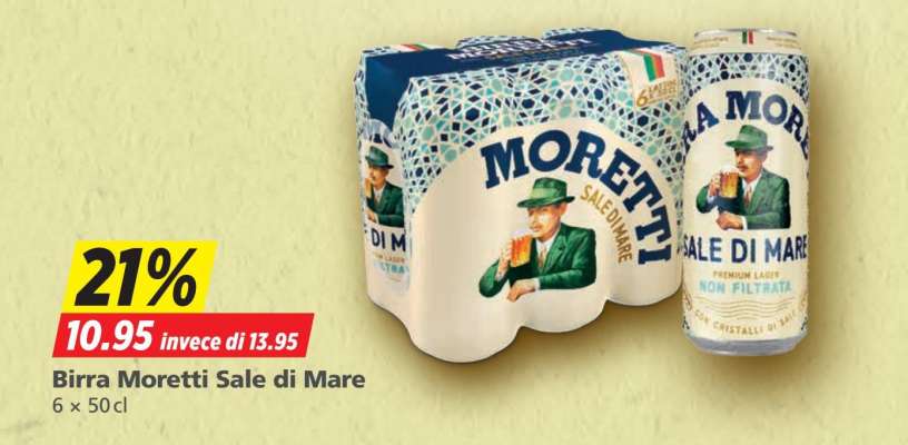 Birra Moretti Sale Di Mare