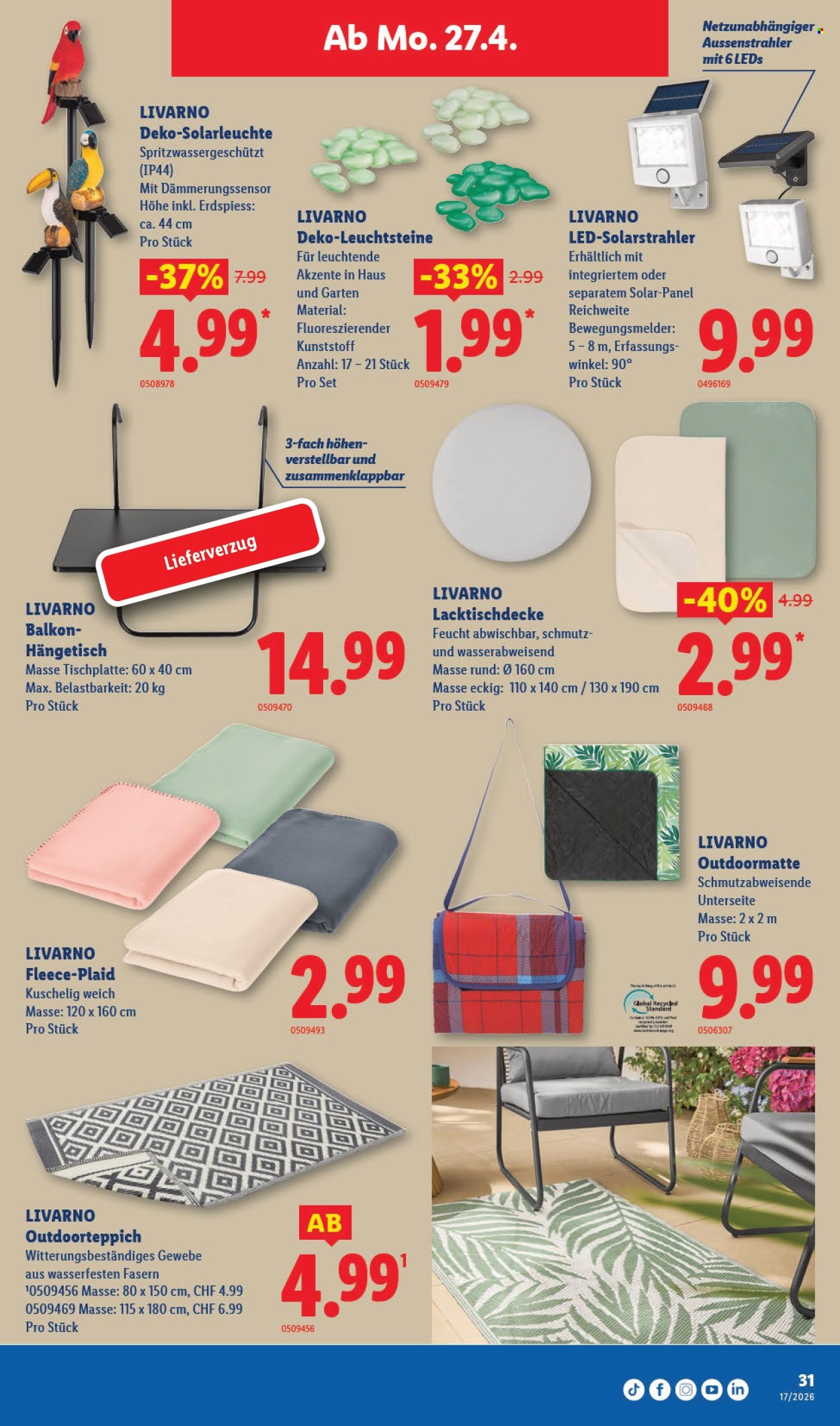 Volantino Lidl - 23.4.2026 - 29.4.2026. Pagina 31. Pagina 31