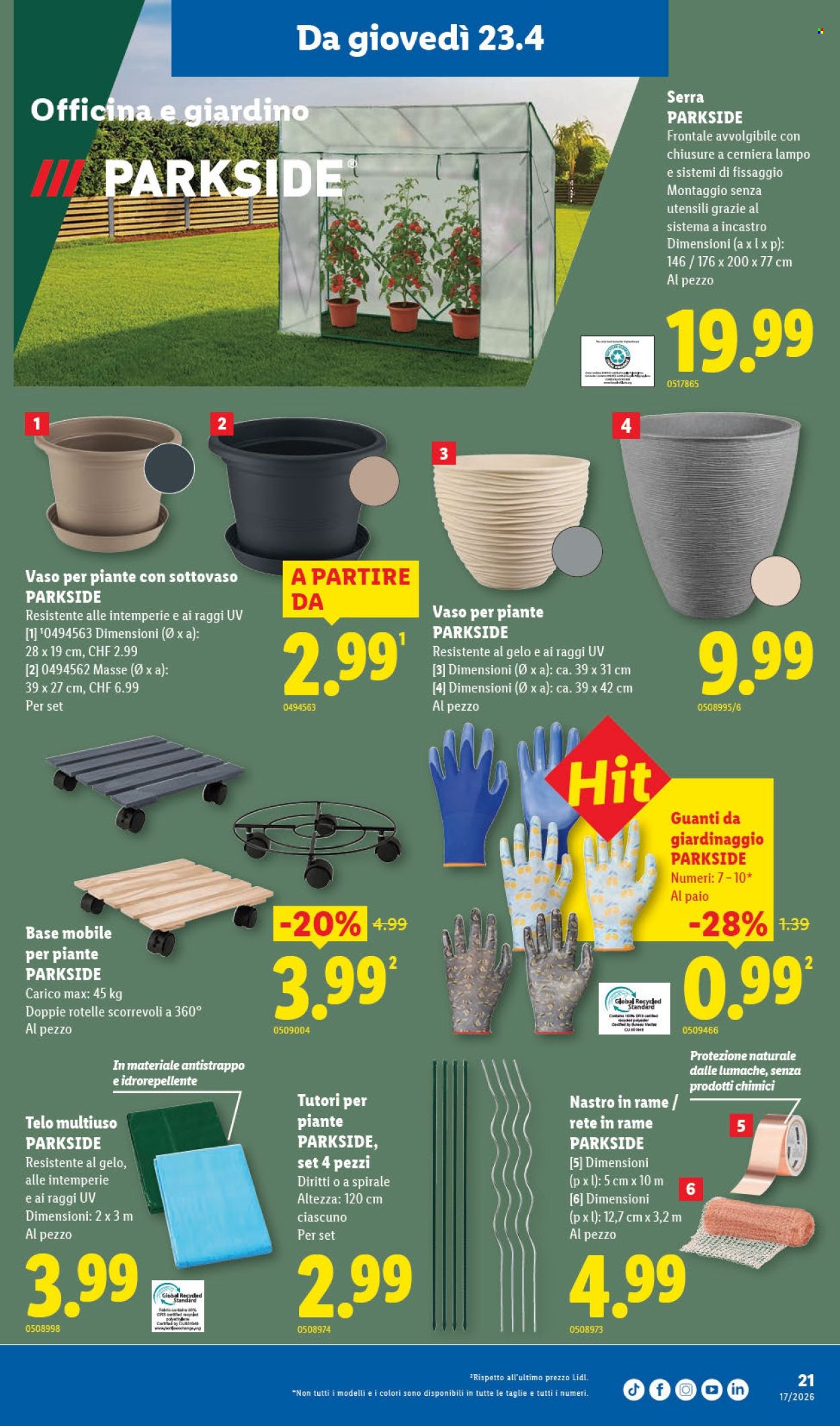 Volantino Lidl - 23.4.2026 - 29.4.2026. Pagina 21. Pagina 21