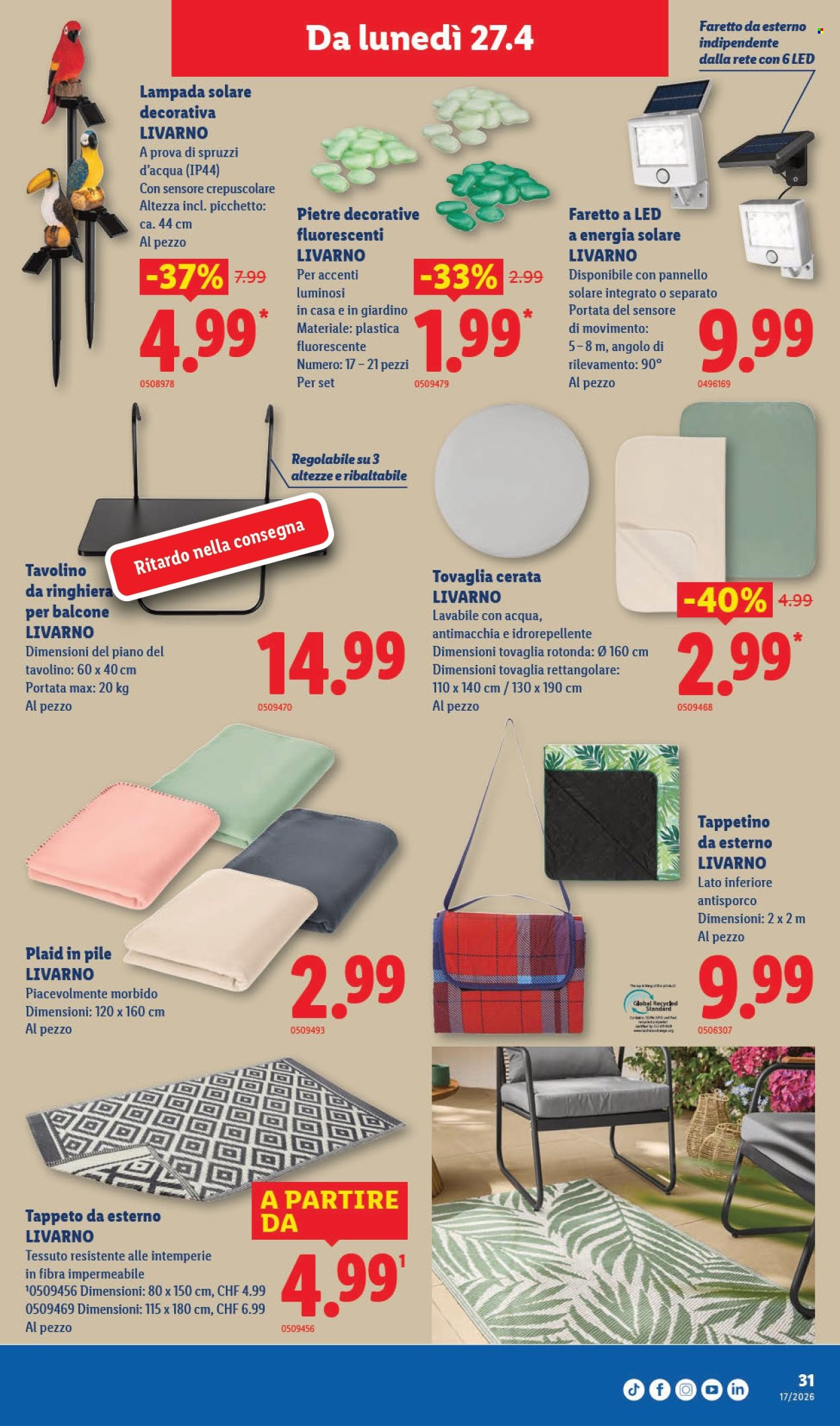 Volantino Lidl - 23.4.2026 - 29.4.2026. Pagina 31. Pagina 31