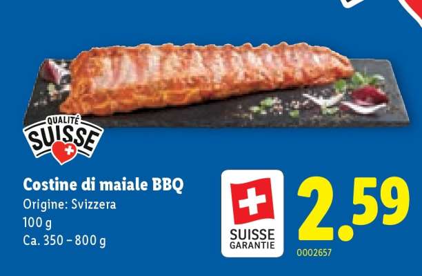 Costine di maiale BBQ