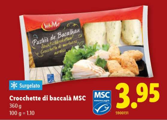 Crocchette di baccalà MSC