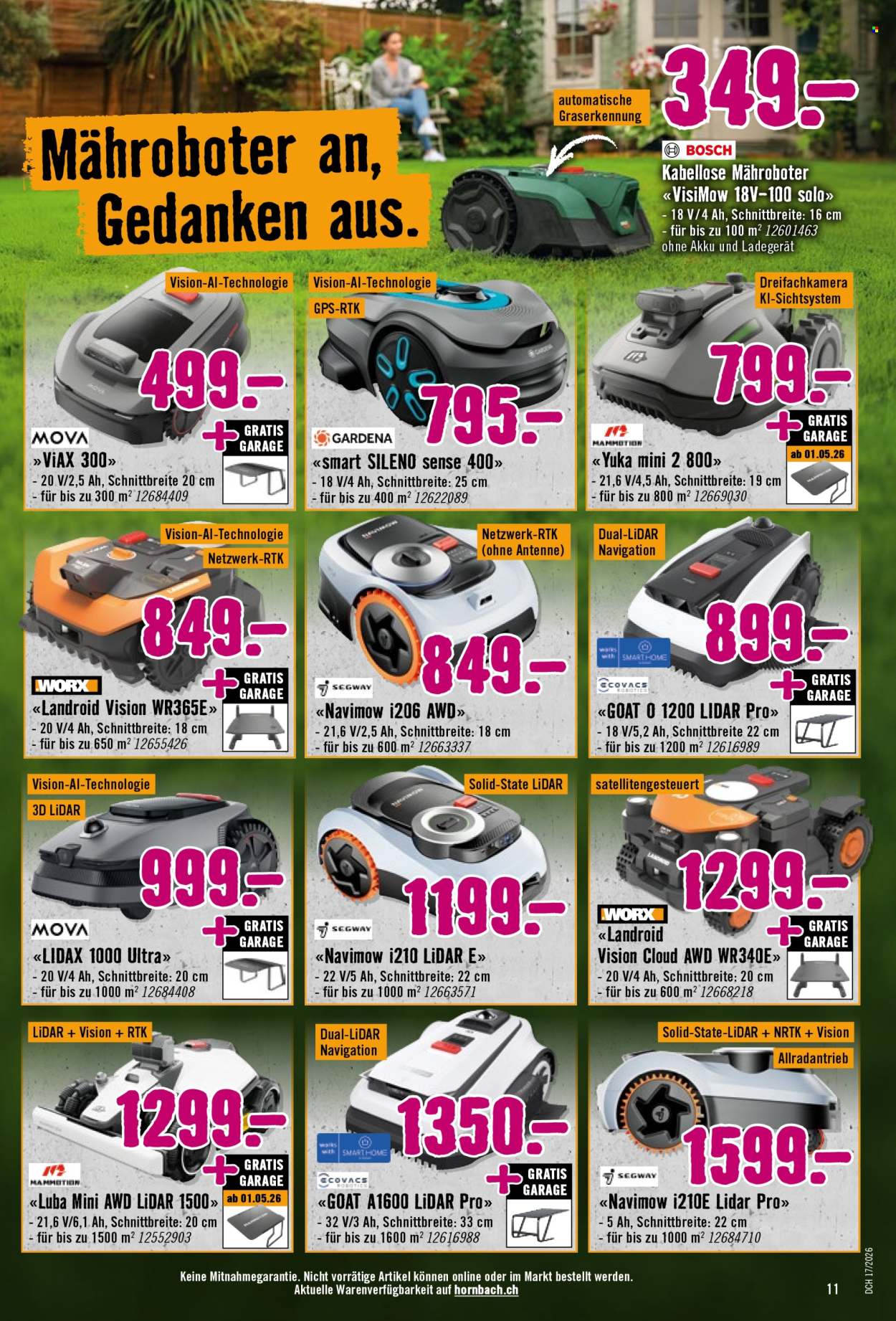 Volantino Hornbach - 21.4.2026 - 18.5.2026. Pagina 11. Pagina 11