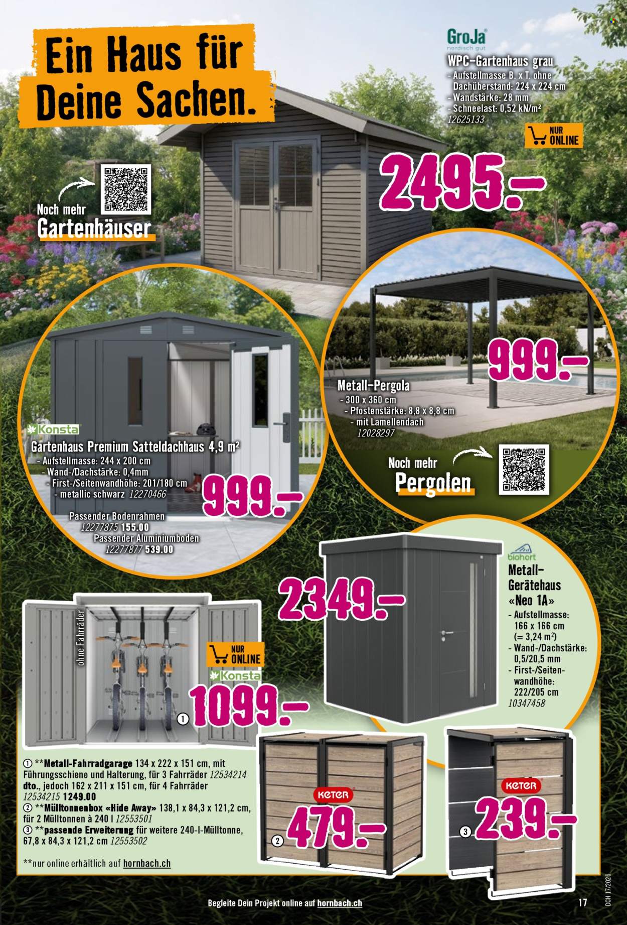 Volantino Hornbach - 21.4.2026 - 18.5.2026. Pagina 17. Pagina 17