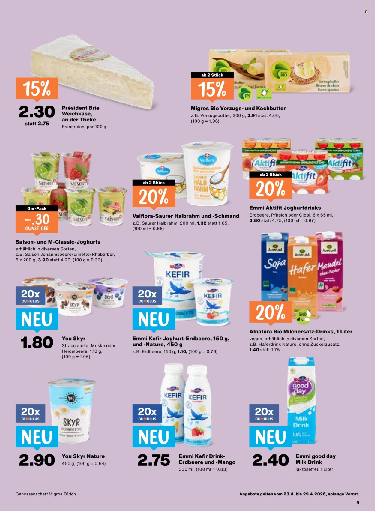 Volantino Migros - 23.4.2026 - 29.4.2026. Pagina 9. Pagina 9
