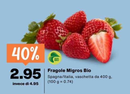 Fragole Migros Bio