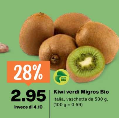 Kiwi verdi Migros Bio