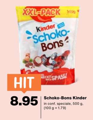 Schoko-Bons Kinder