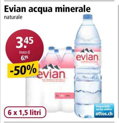 Evian acqua minerale