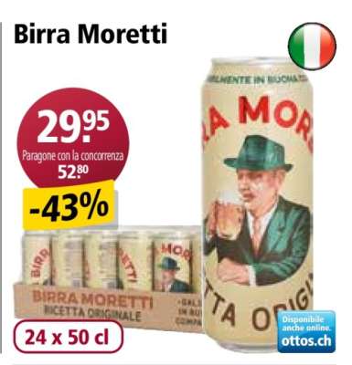 BIRRA MORETTI